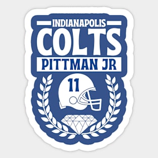 Indianapolis Colts Pittman Jr 11 American Football Sticker